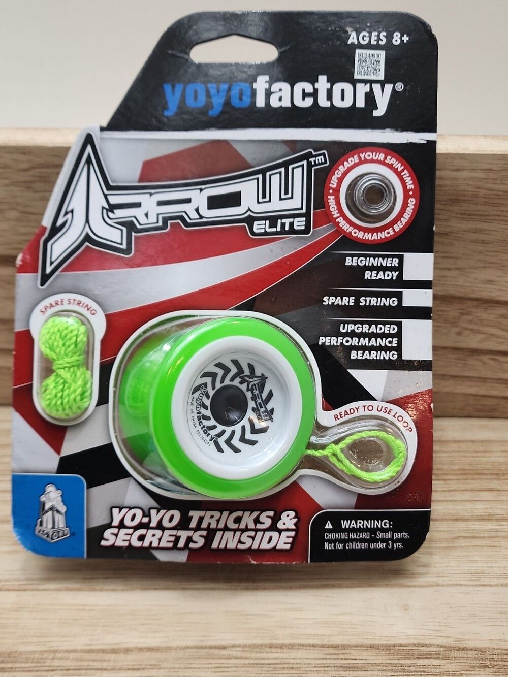 YoyoFactory Arrow Elite Beginner Yoyo Toy - Comes with Extra String & Pre Tied